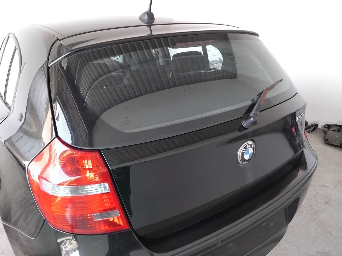 BMW 1er E81 E87 Heckklappe 668 SCHWARZ II mit Heckscheibe BJ2008