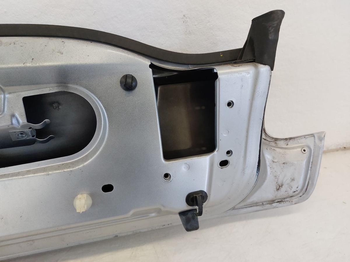 Peugeot 206 CC Cabrio Heckklappe Kofferraumdeckel Unterteil EZR silber