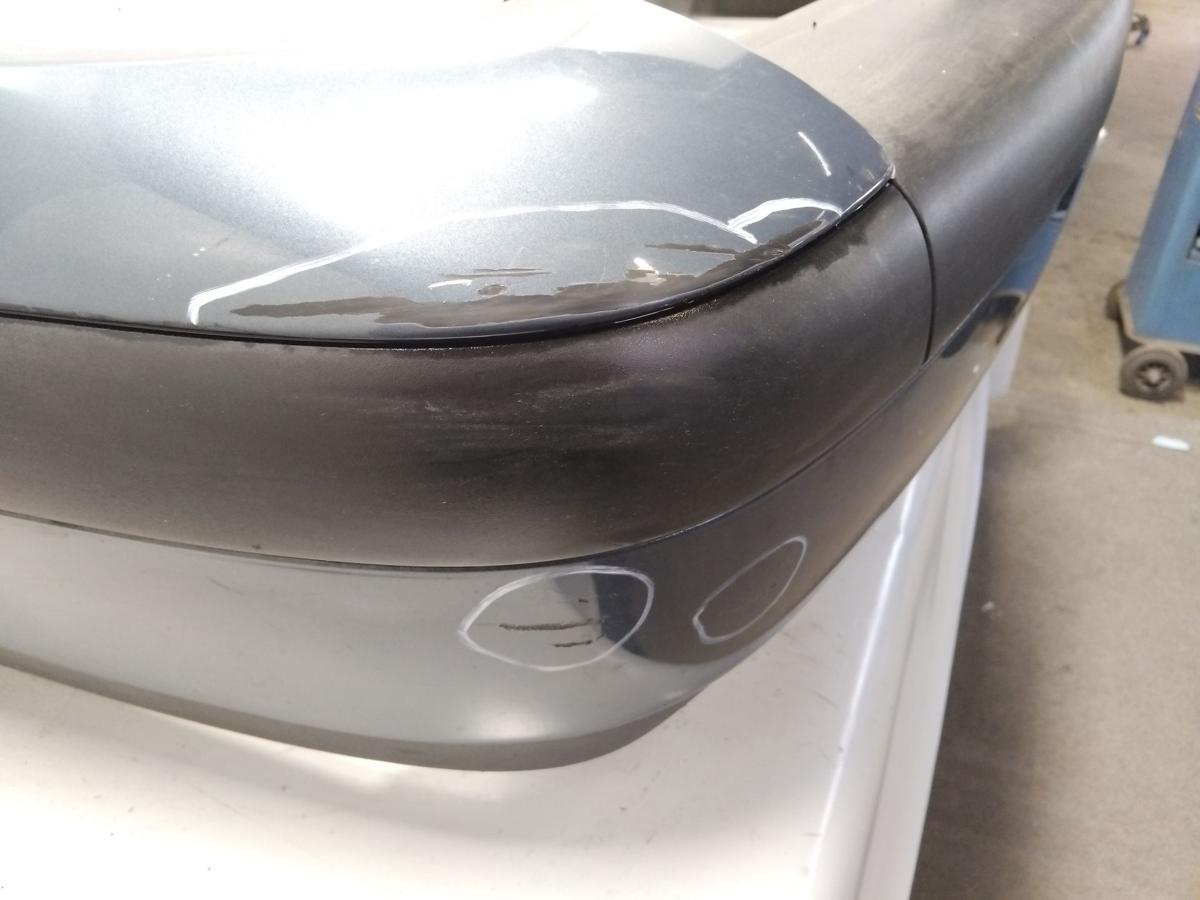 Saab 9-5 Kombi original Sto&szlig;f&auml;nger Sto&szlig;stange hinten frostgraumetallic Bj.1999