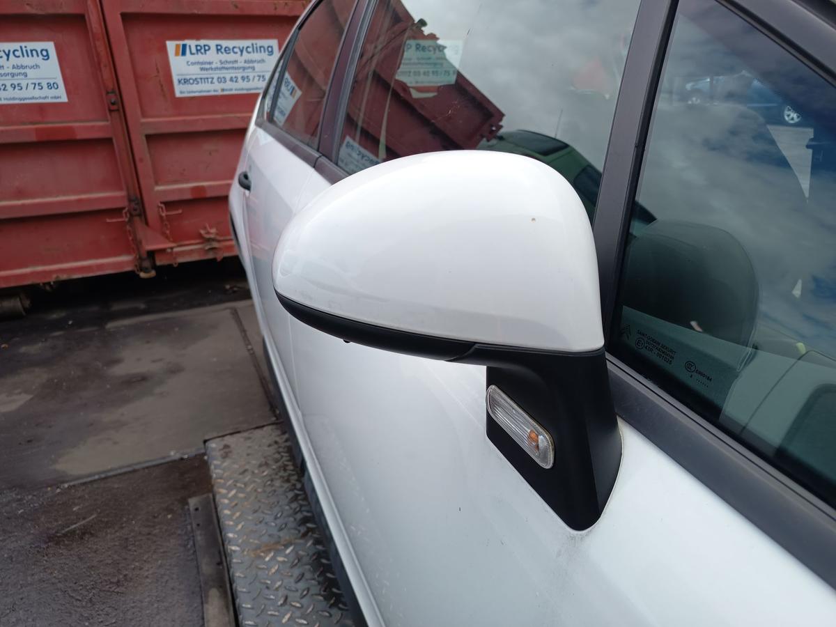 Citroen C4 original Aussenspiegel rechts elektrisch EWP Schneeweiß Bj 2008