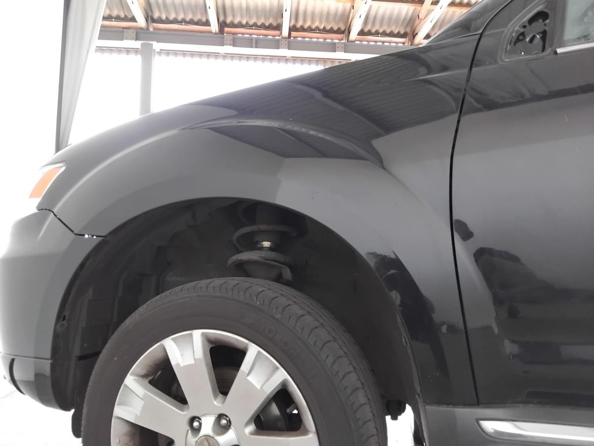 Mitsubishi Outlander 2 CW Facelift orig Kotfl&uuml;gel vorn links BJ2010 X42 amethyst black