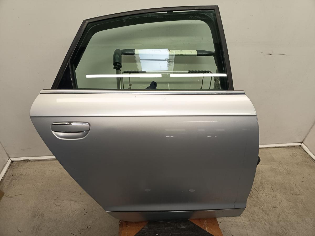 Audi A6 4F Limo orig T&uuml;r hinten rechts Beifahrerseite LY7W Silber Bj 2004