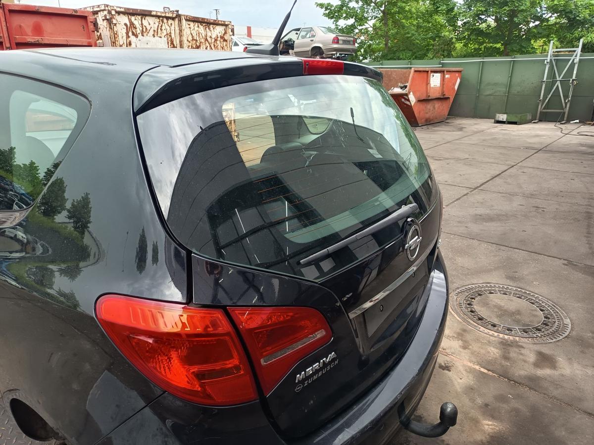 Opel Meriva B original Heckklappe mit Scheibe Z20R Saphirschwarz Bj 2012