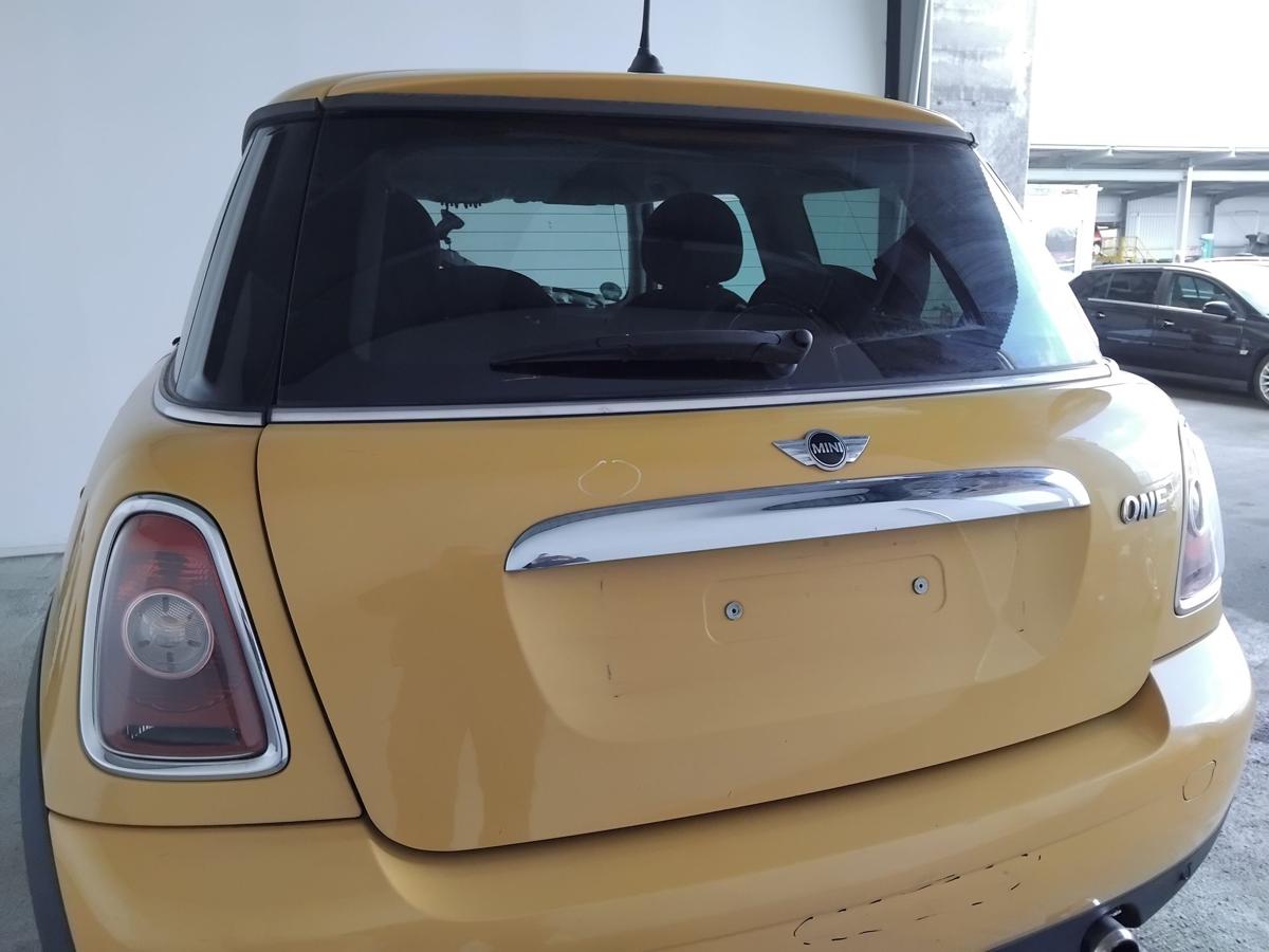 Mini II R56 One Heckklappe A58 Mellow Yellow mit Heckscheibe abgedunkelt BJ2008
