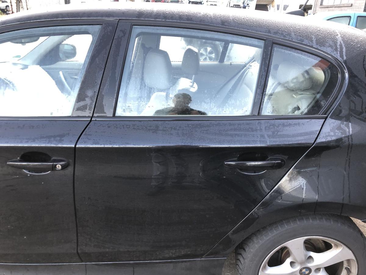 BMW 1er E87 LCI ab07 Tür hinten links Fondtür 475 Blacksapphire 5-türer