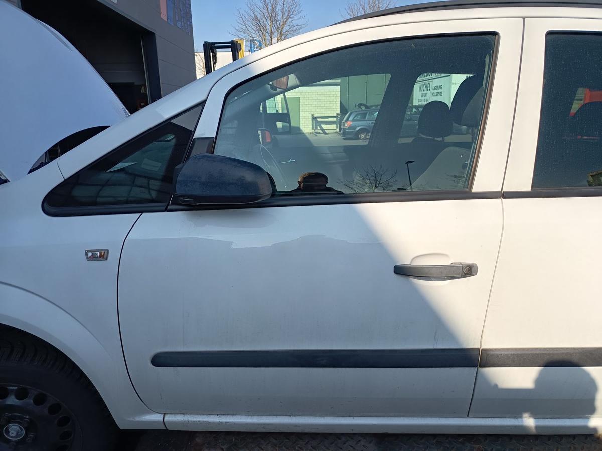Opel Zafira B original T&uuml;r vorne links Z40R Weiss Baujahr 2009