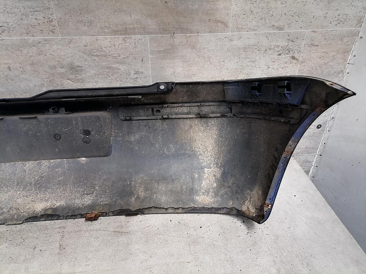 VW Polo 6n2 99-01 Stoßstange hinten Stoßfänger Blau LA5C