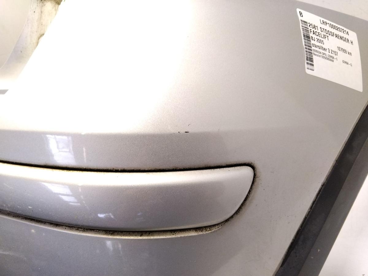 Opel Corsa C Facelift original Sto&szlig;stange Sto&szlig;f&auml;nger hinten starsilber Bj.2005