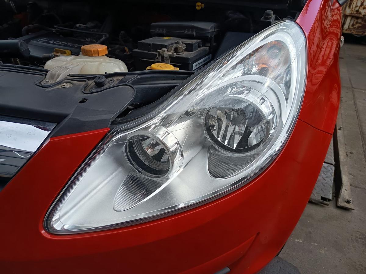 Opel Corsa D original Scheinwerfer links Halogen vor Facelift Baujahr 2009