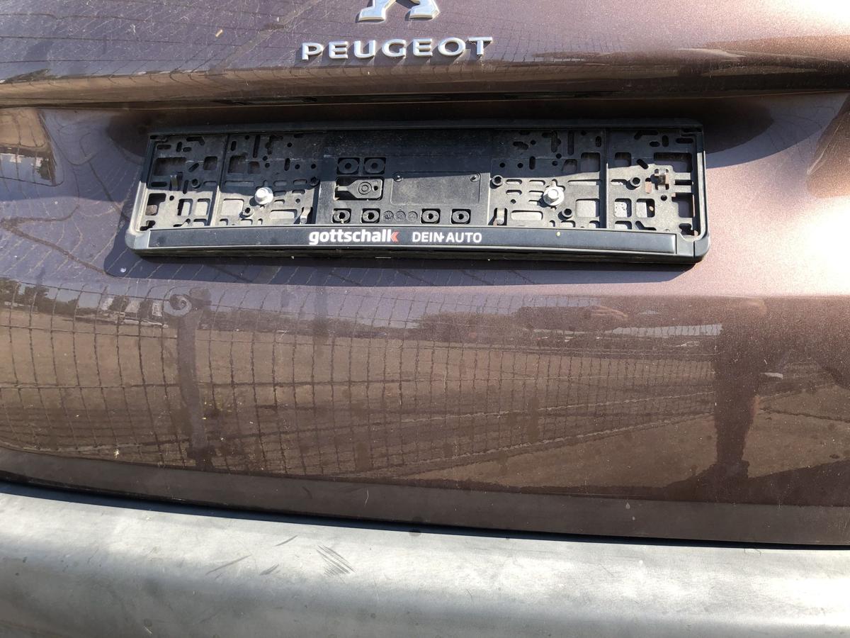 Peugeot 2008 I CU Heckklappe mit Heckscheibe Kofferklappe Heckdeckel ETV braun