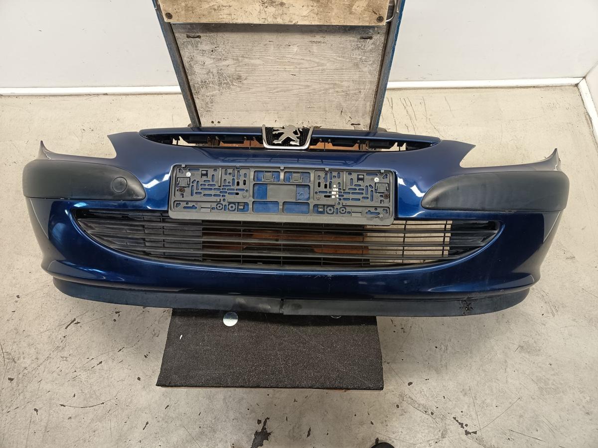 Peugeot 307 original Sto&szlig;stange vorne EGE Chinablau vor Facelift Bj 2005