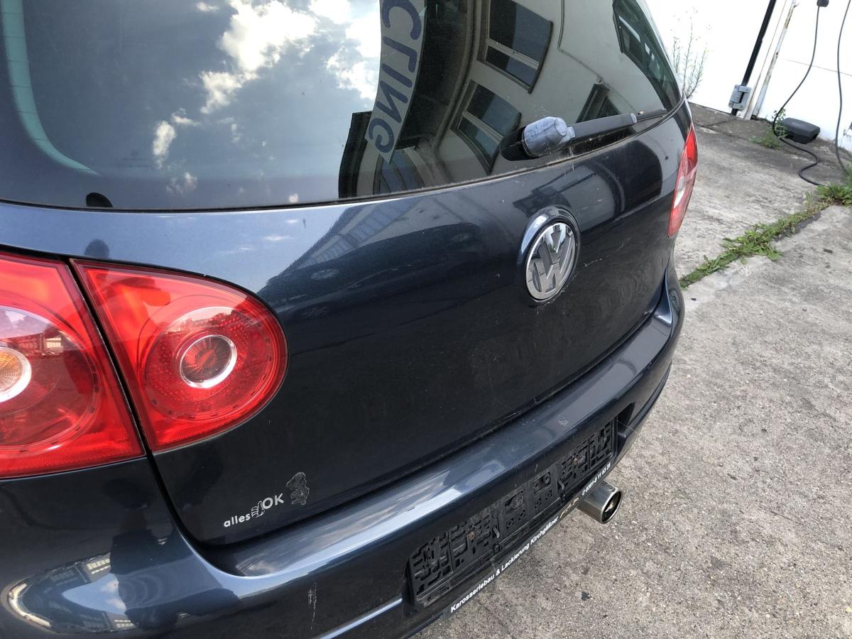 VW Golf 5 V 1K Heckklappe mit Heckscheibe 3 und 5 t&uuml;rer LC5F Blue Graphit