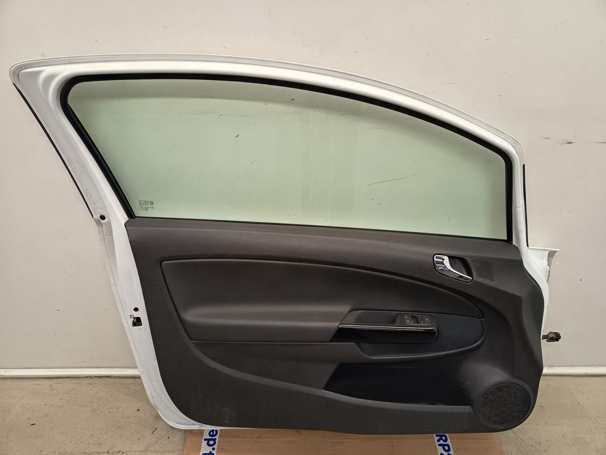 Opel Corsa D original T&uuml;r links 3 T&uuml;rer wei&szlig; Baujahr 2009