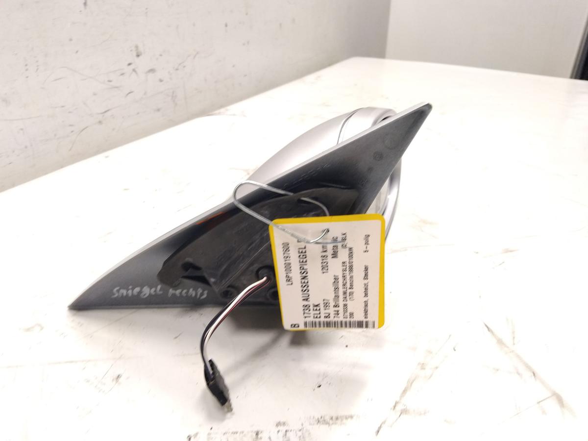Mercedes SLK R170 original Au&szlig;enspiegel rechts elektrisch&beheizt BJ1997 744 Brillantsilber