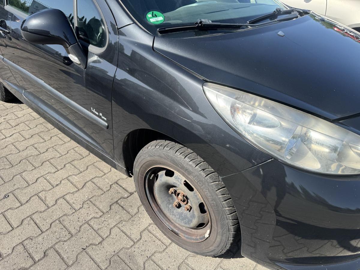 Peugeot 207 original Kotfl&uuml;gel vorn rechts EXL-Obsidianschwarz Bj.2008