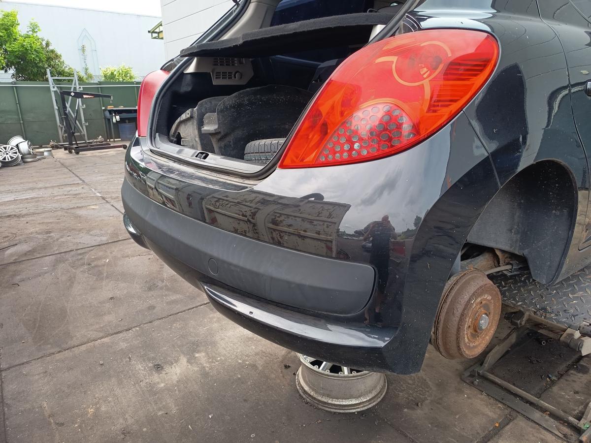 Peugeot 207 original Stoßstange Fänger hinten/Heck EXL Obsidianschwarz Bj 2008