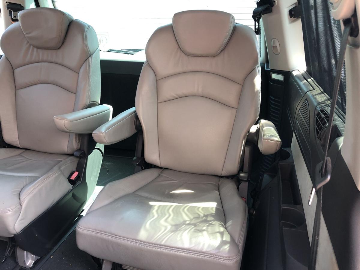 Peugeot 807 original Sitz hinten links Reihe 3 Fond Leder beige Bj 2004