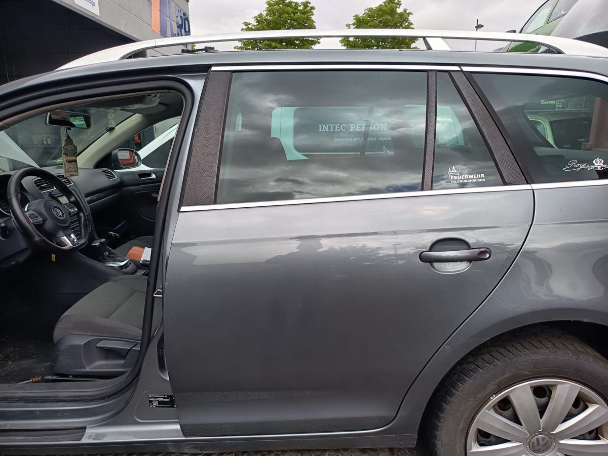 VW Golf VI Variant original Tür hinten links Fond D7X Platingrau Bj 2010