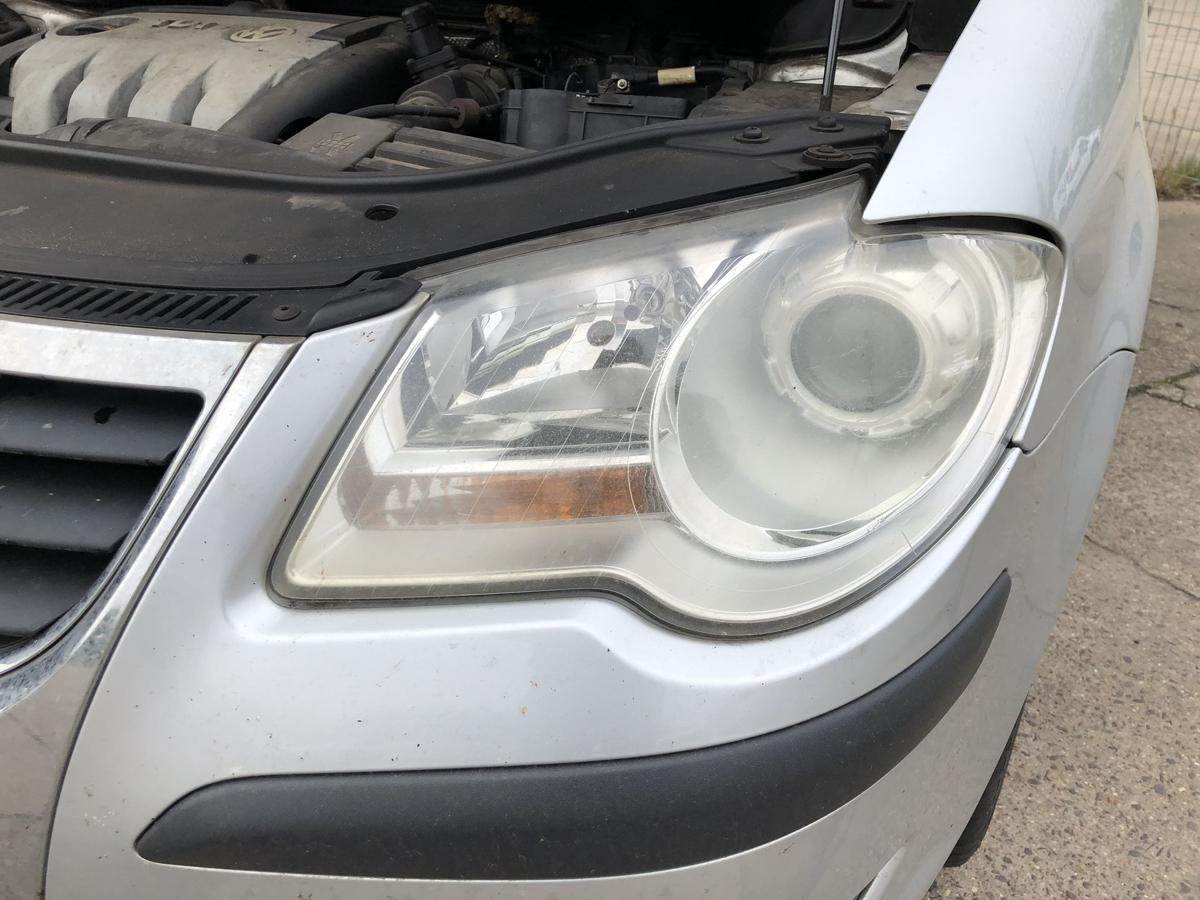 VW Touran 1T 1T2 GP Scheinwerfer links OEM Tr&uuml;b Frontscheinwerfer Halogen ab06
