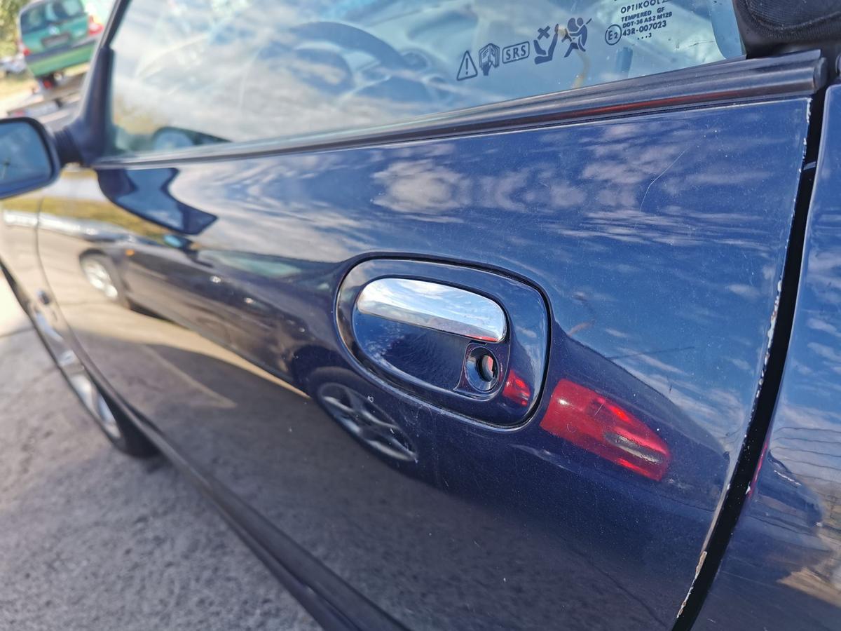 MG Rover TF RD Fahrertür Tür Autotür vorn links Rohbau JFM Royalty Blue Pearl MG Rover TF RD Fahrertür Tür Autotür vorn links Rohbau JFM Royalty Blue Pearl