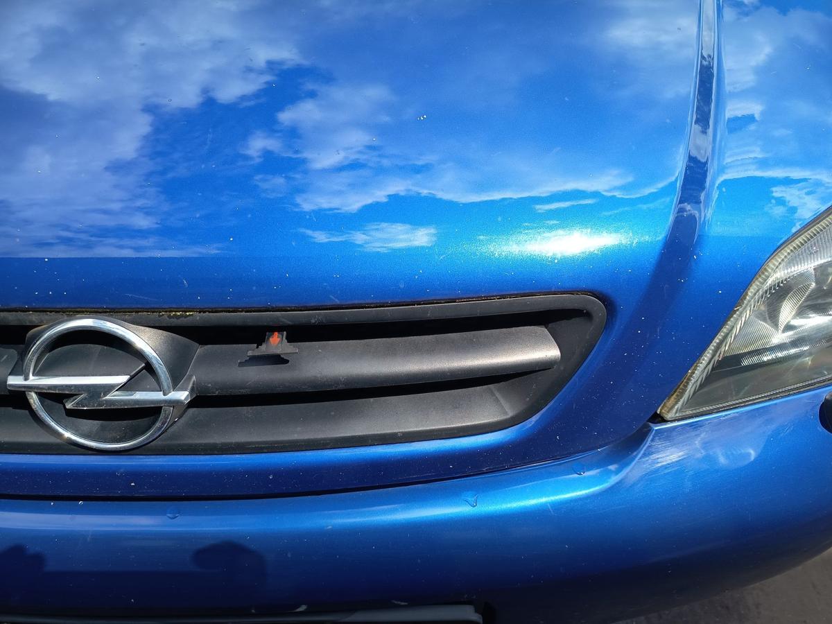 Opel Astra G Coupe original Motorhaube Klappe Deckel Front 2KU Europablau Bj2002