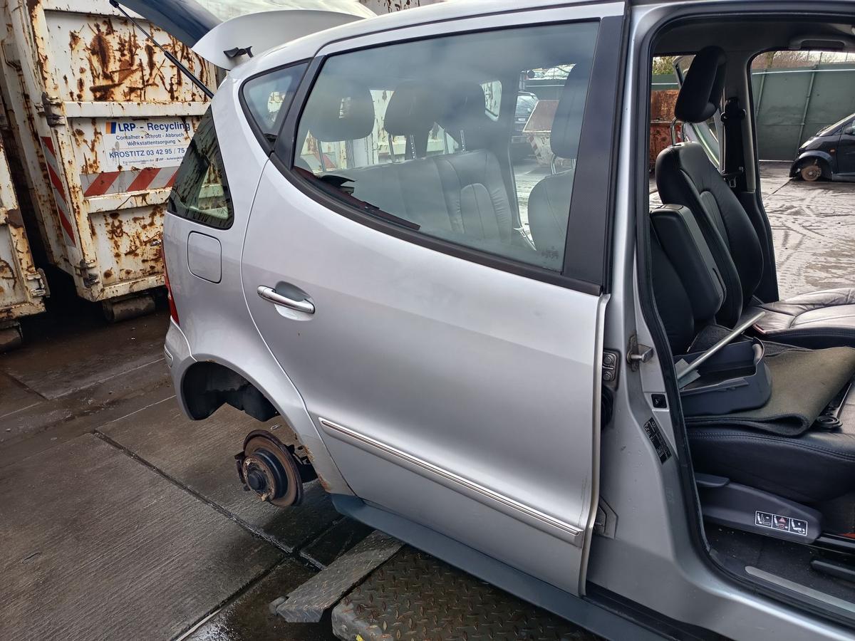 Mercedes V168 Mopf original T&uuml;r hinten rechts Fond lang 761 Polarsilber Bj 2001
