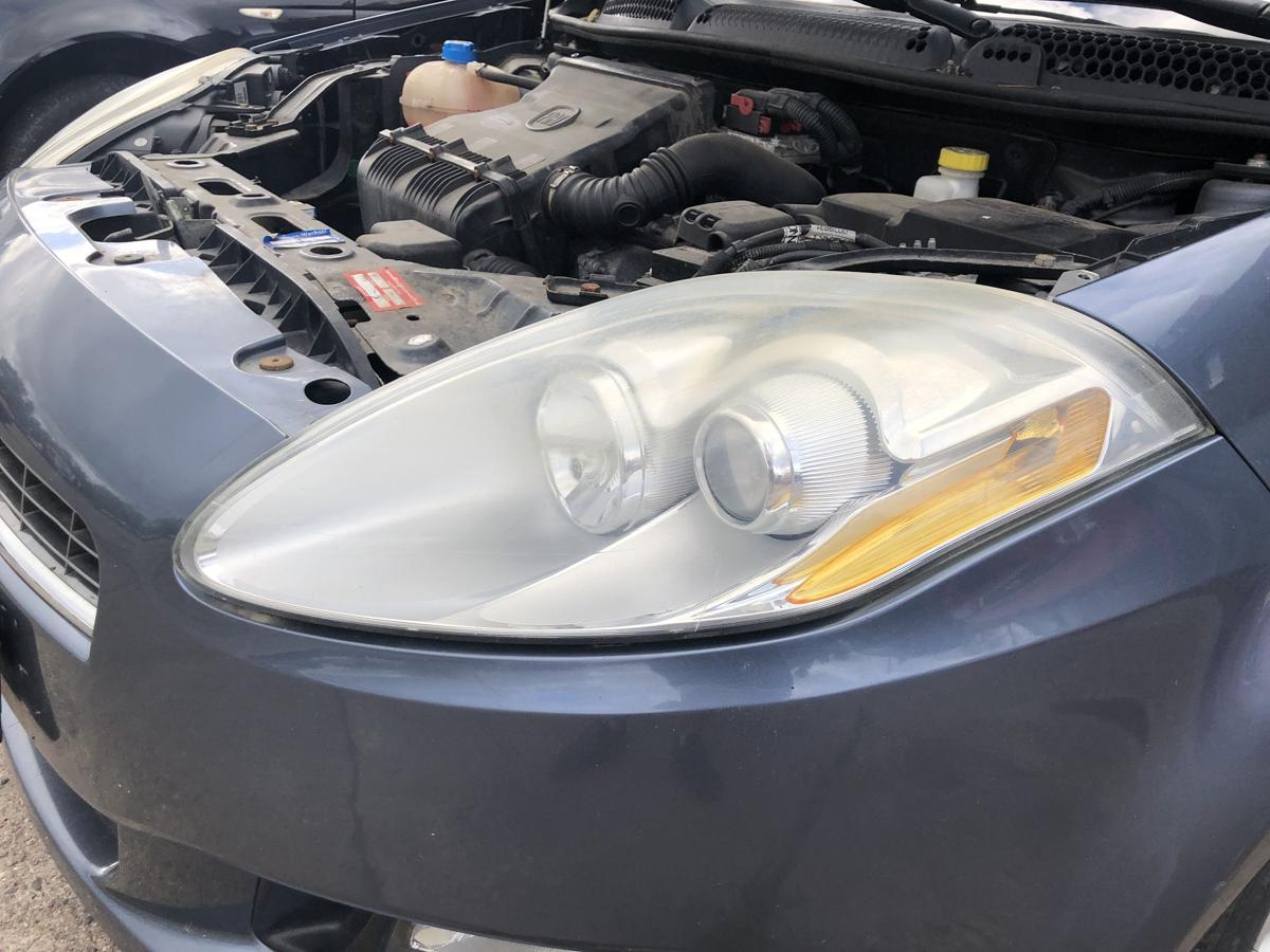 Fiat Bravo 198 Scheinwerfer links Hauptscheinwerfer Halogen Tr&uuml;b Blind OEM