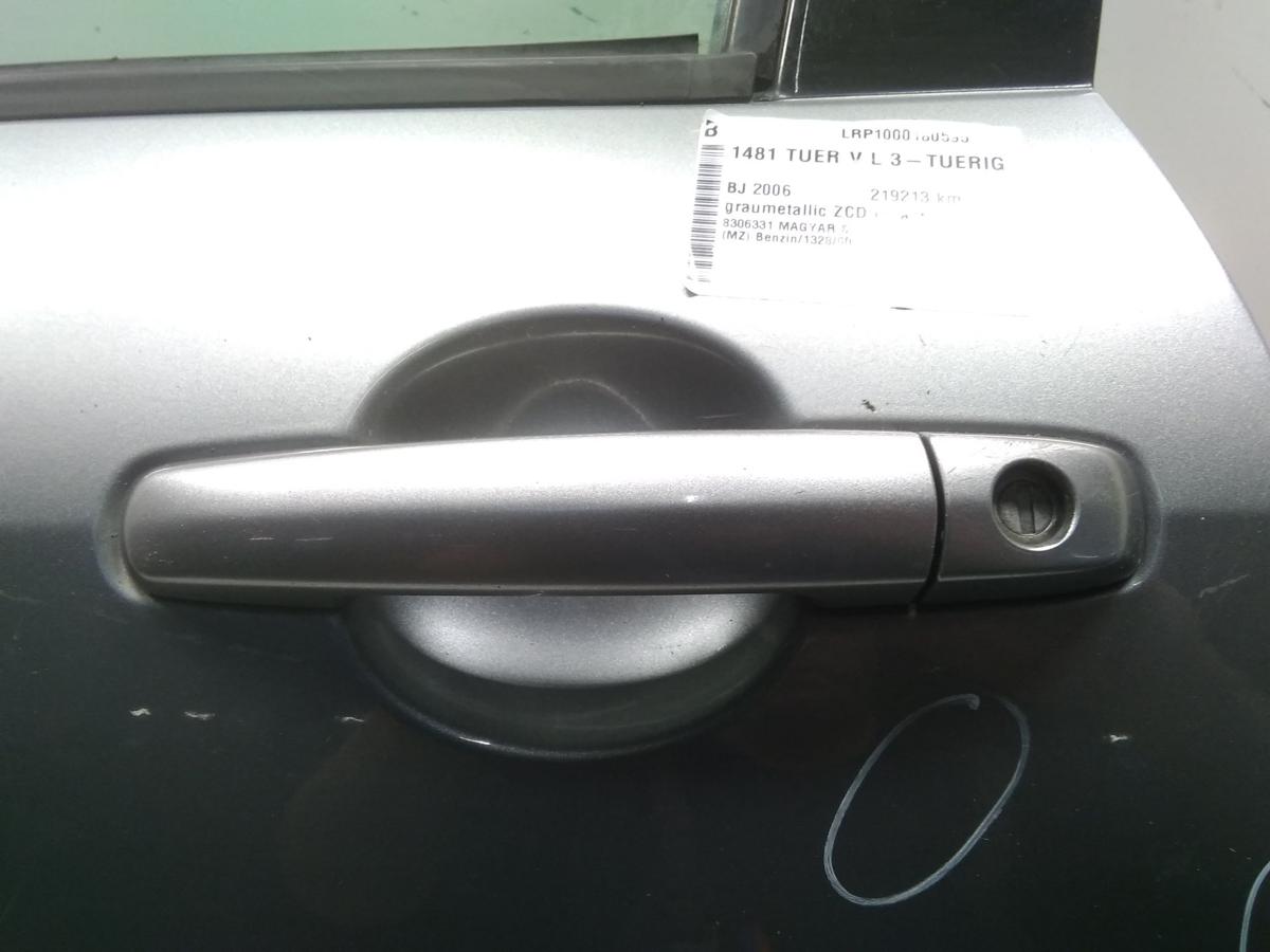 Suzuki Swift MZ EZ Tür vorn links Fahrertür 3-Türer graumetallic ZCD Bj.2006