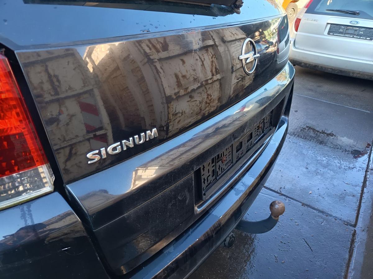 Opel Signum F48 original Heckklappe mit Scheibe 2HU Saphirschwarz Bj 2008