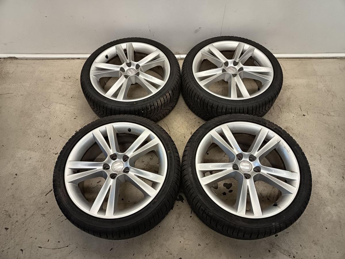 Seat Ibiza 6J original Alufelgen 7x17 ET43 6J0601025C mit Allwetterreifen