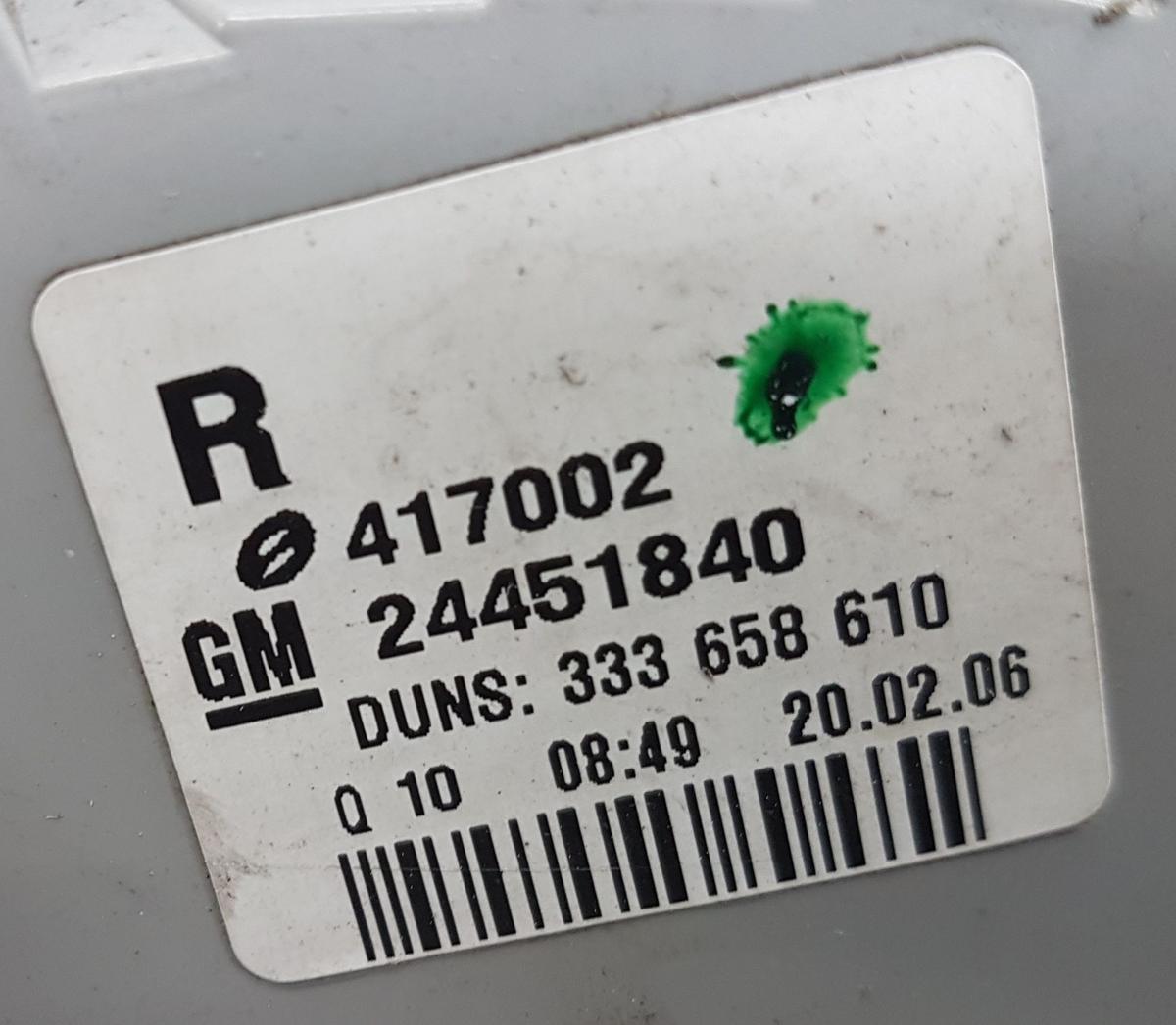 Opel Astra H Caravan Rückleuchte Rücklicht rechts 24451840 Bj2006 Kombi