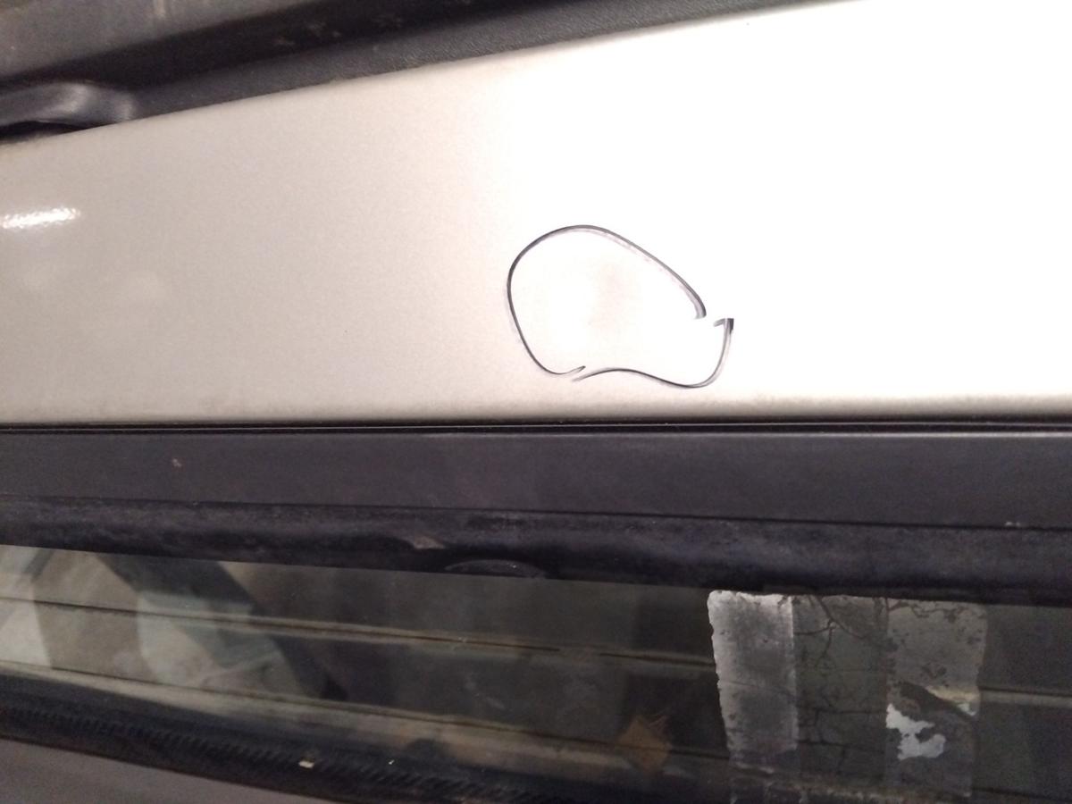 Audi 100 Avant Typ 44 C3 Heckklappe zermattsilber LY7Y mit Heckscheibe Bj.1986