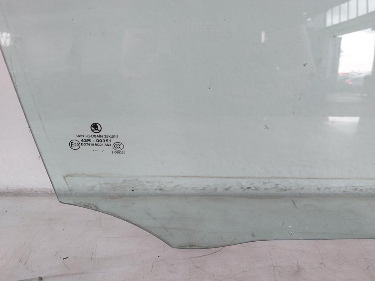 Skoda Fabia 6Y Combi T&uuml;rscheibe vorn rechts Beifahrert&uuml;r Colorglas Scheibe