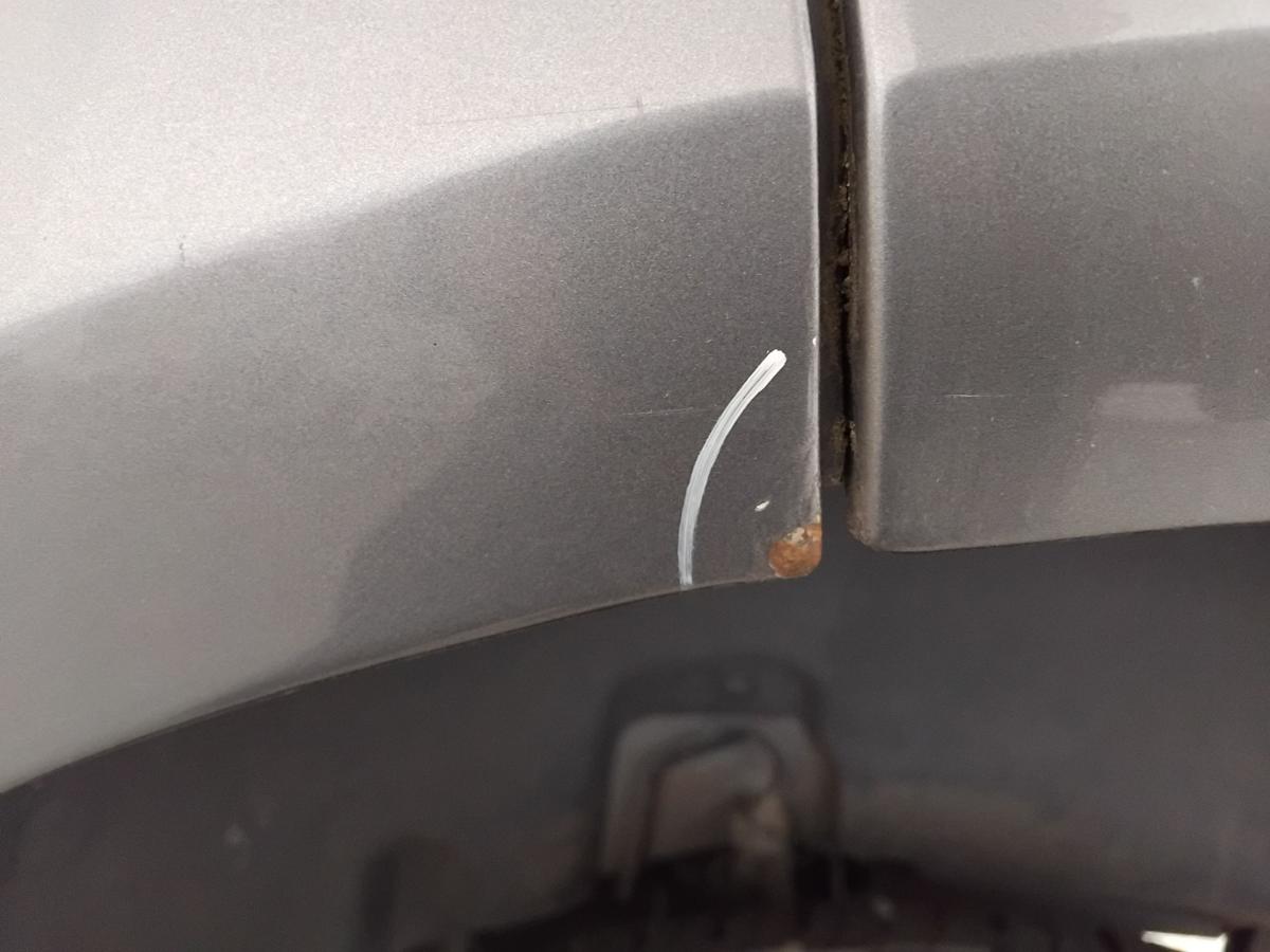 Porsche Cayenne 9PA Turbo T&uuml;r hinten links LD7Z Titanium Rohbau BJ2003