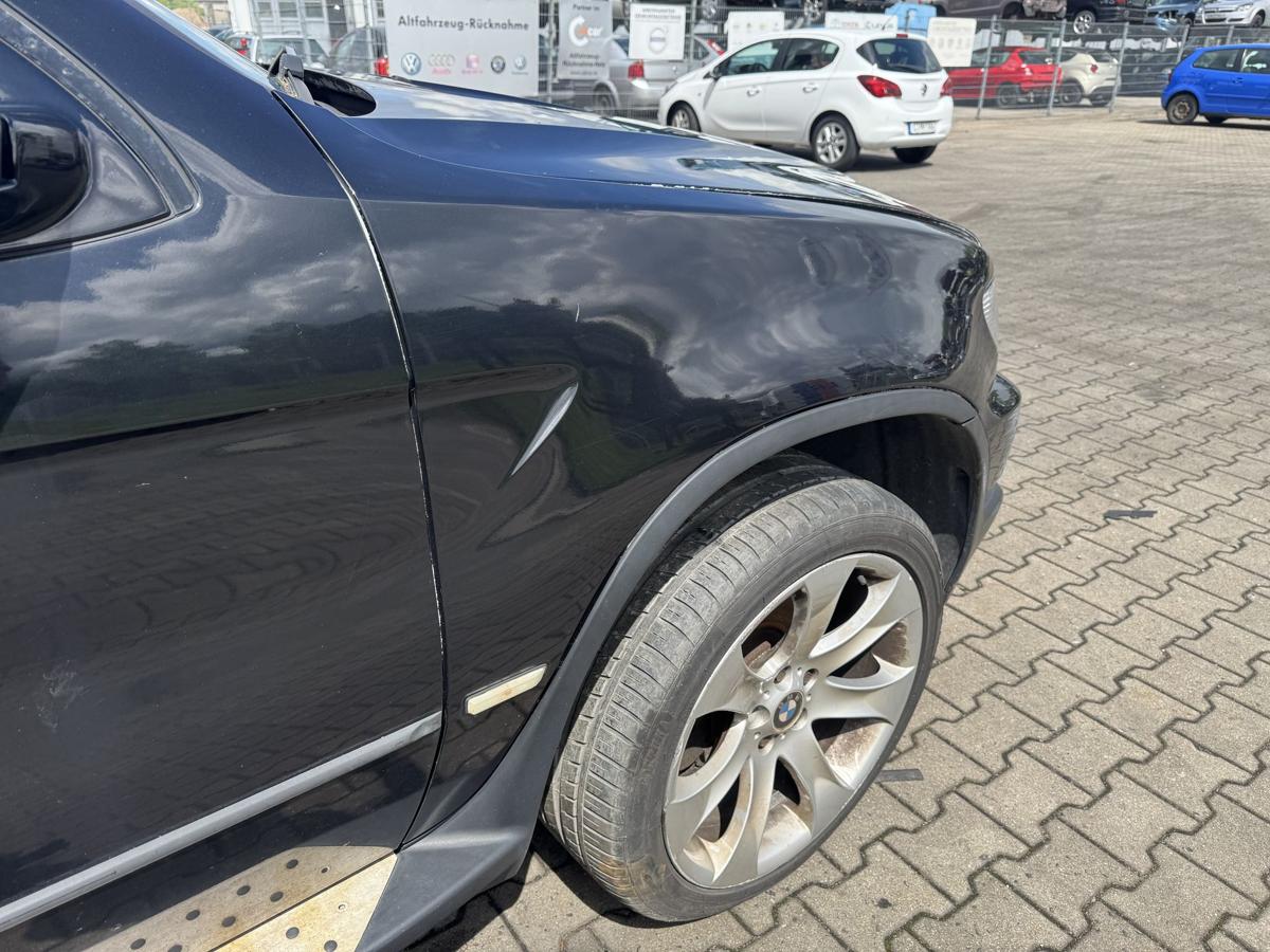 BMW X5 E53 original Kotfl&uuml;gel vorn rechts 475 Blacksaphire Metallic altes Modell Bj.2003