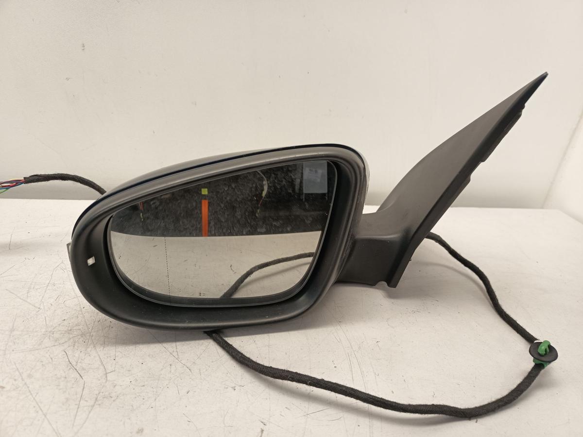 Golf VI Bj 2009 orig Au&szlig;enspiegel links elektr klappbar LC5F Blue Graphit Perl