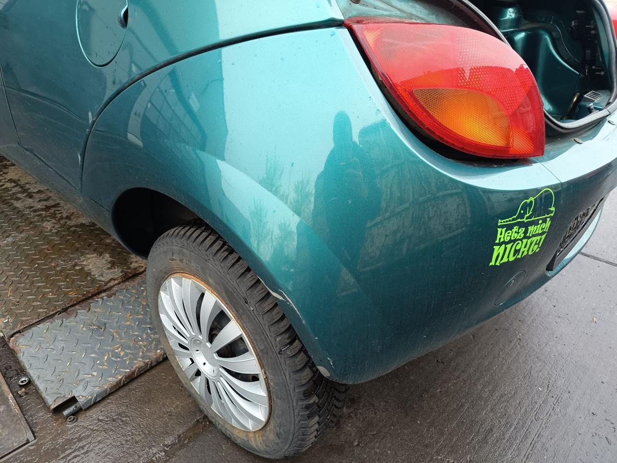 Ford KA RBT original Sto&szlig;stange Sto&szlig;stangenecke hinten links Karibik Gr&uuml;n Bj 99