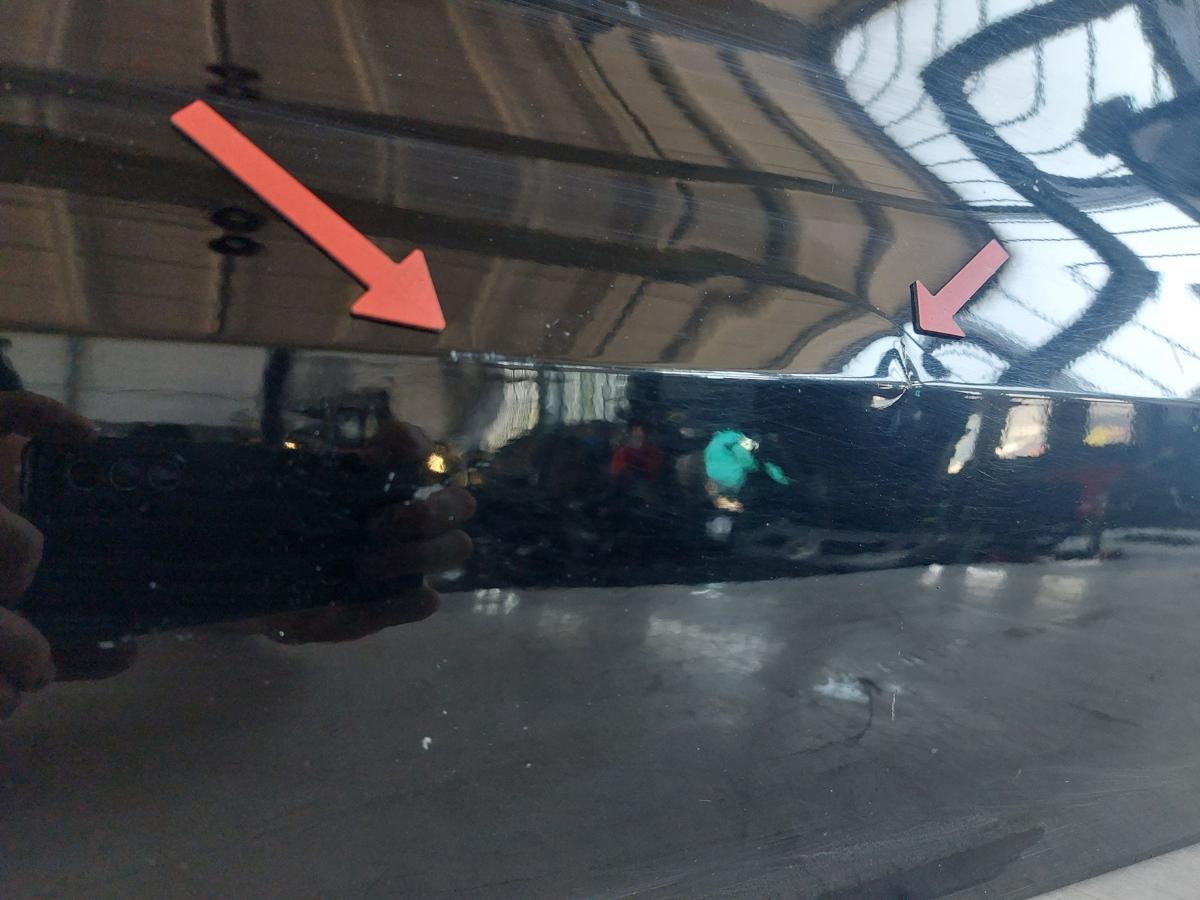 VW Polo 6R T&uuml;r vorn links Fahrert&uuml;r f&uuml;r 3 t&uuml;rer L041 Brillantschwarz Besch&auml;digt