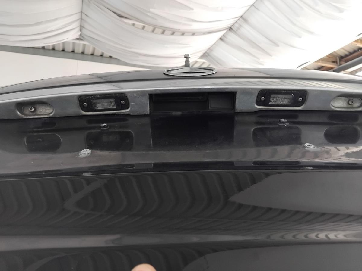 Mercedes ML164 Heckklappe 197 obsidianschwarz mit Heckscheibe BJ2006