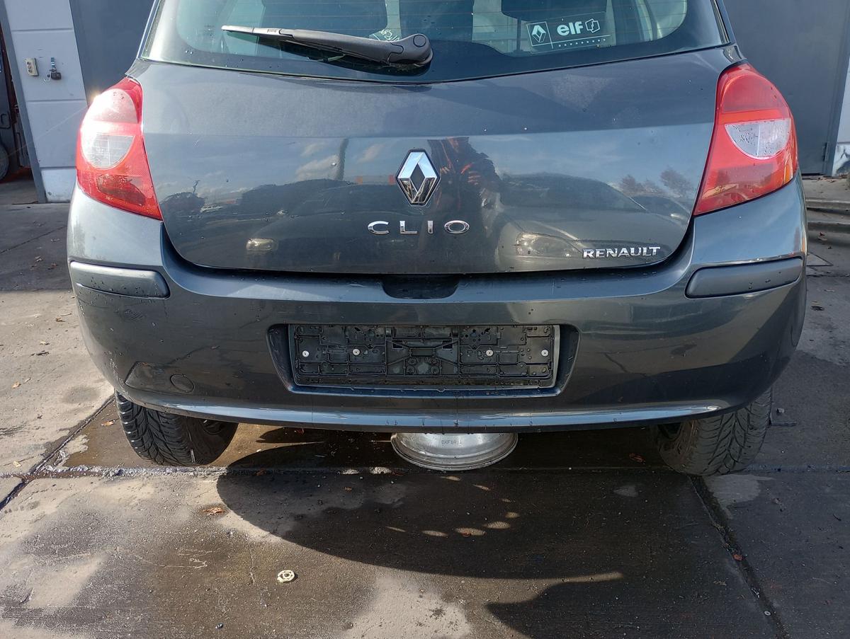 Renault Clio III 3 orig Stoßstange hinten 5trg Grau Met bis Bj 2009