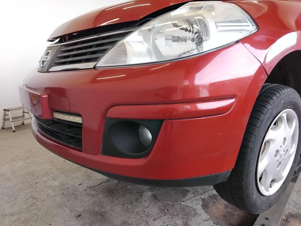 Nissan Tiida C11 original Sto&szlig;stange Sto&szlig;f&auml;nger vorn BJ2009 NAC New Red Metallic