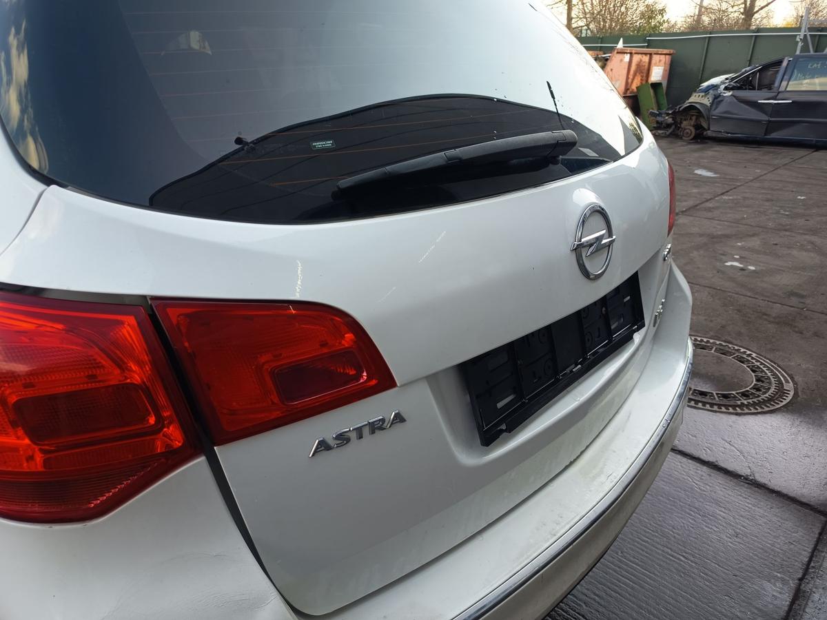 Opel Astra J Sports Tourer original Heckklappe mit Scheibe Roh Z40R Schneewei&szlig;
