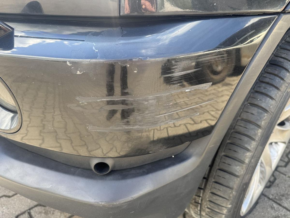 BMW X5 E53 original Sto&szlig;stange Stossf&auml;nger vorn 475 Blacksaphire Metallic