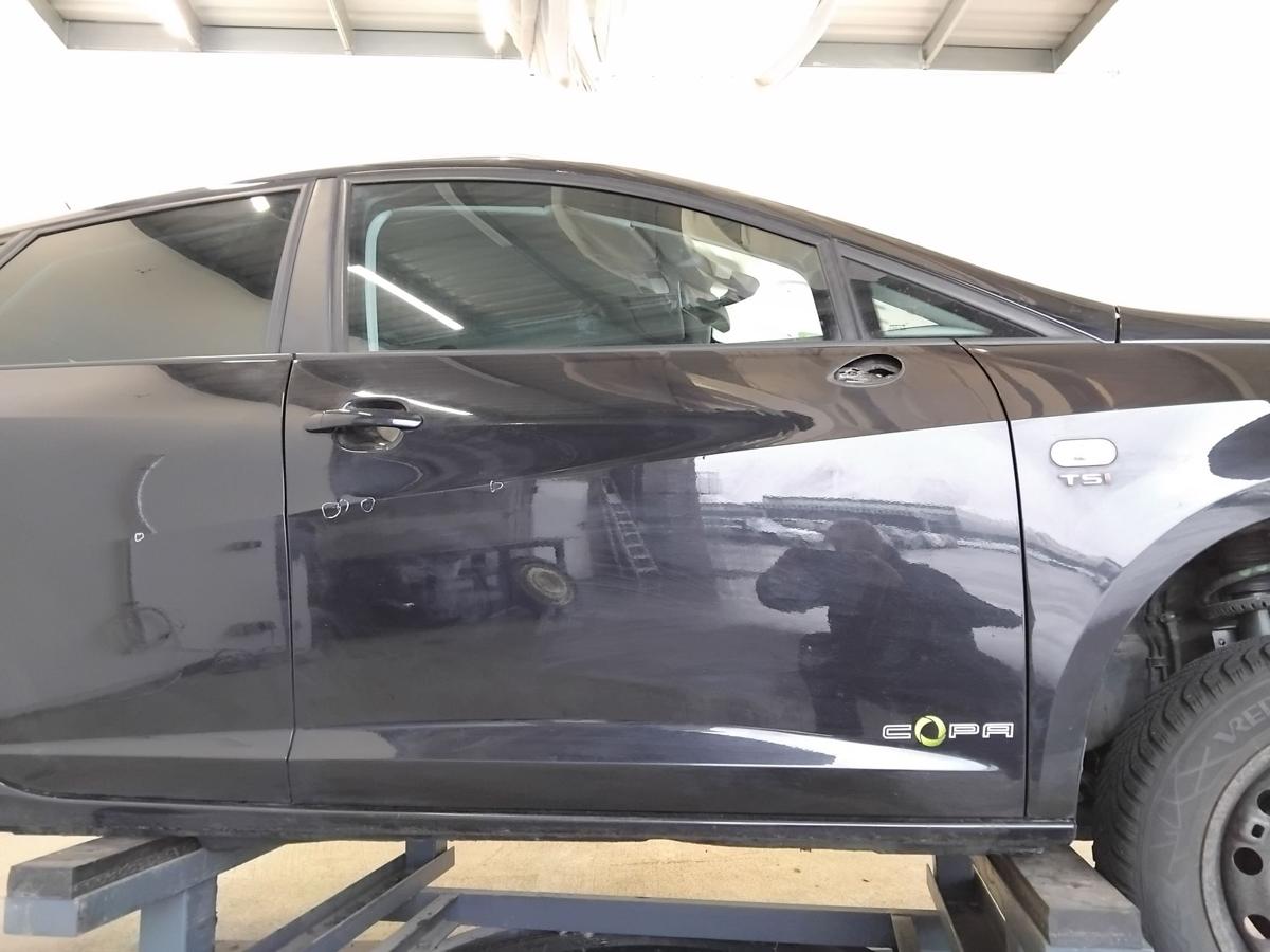 Seat Ibiza ST Kombi 6J T&uuml;r vorn rechts Beifahrert&uuml;r LZ9Y phantomschwarz BJ2012