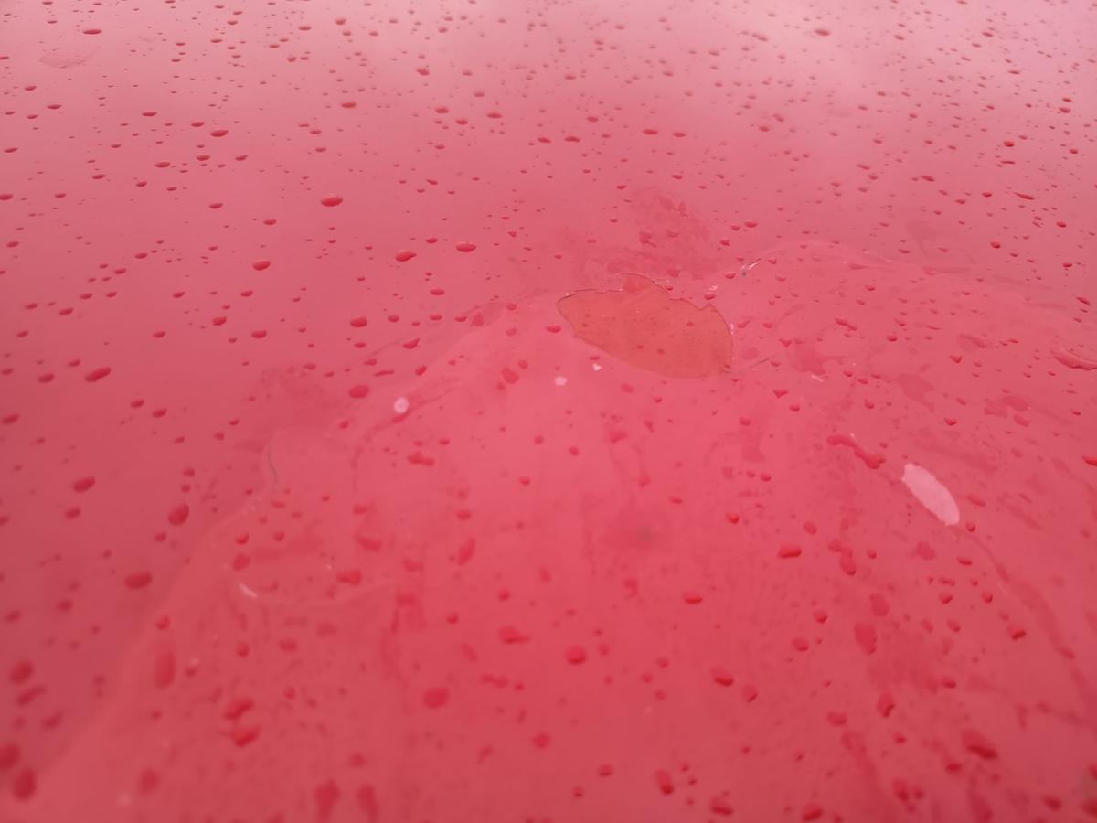 VW Fox original Motorhaube Deckel vorn Front Y3D Tornadorot Bj 2007