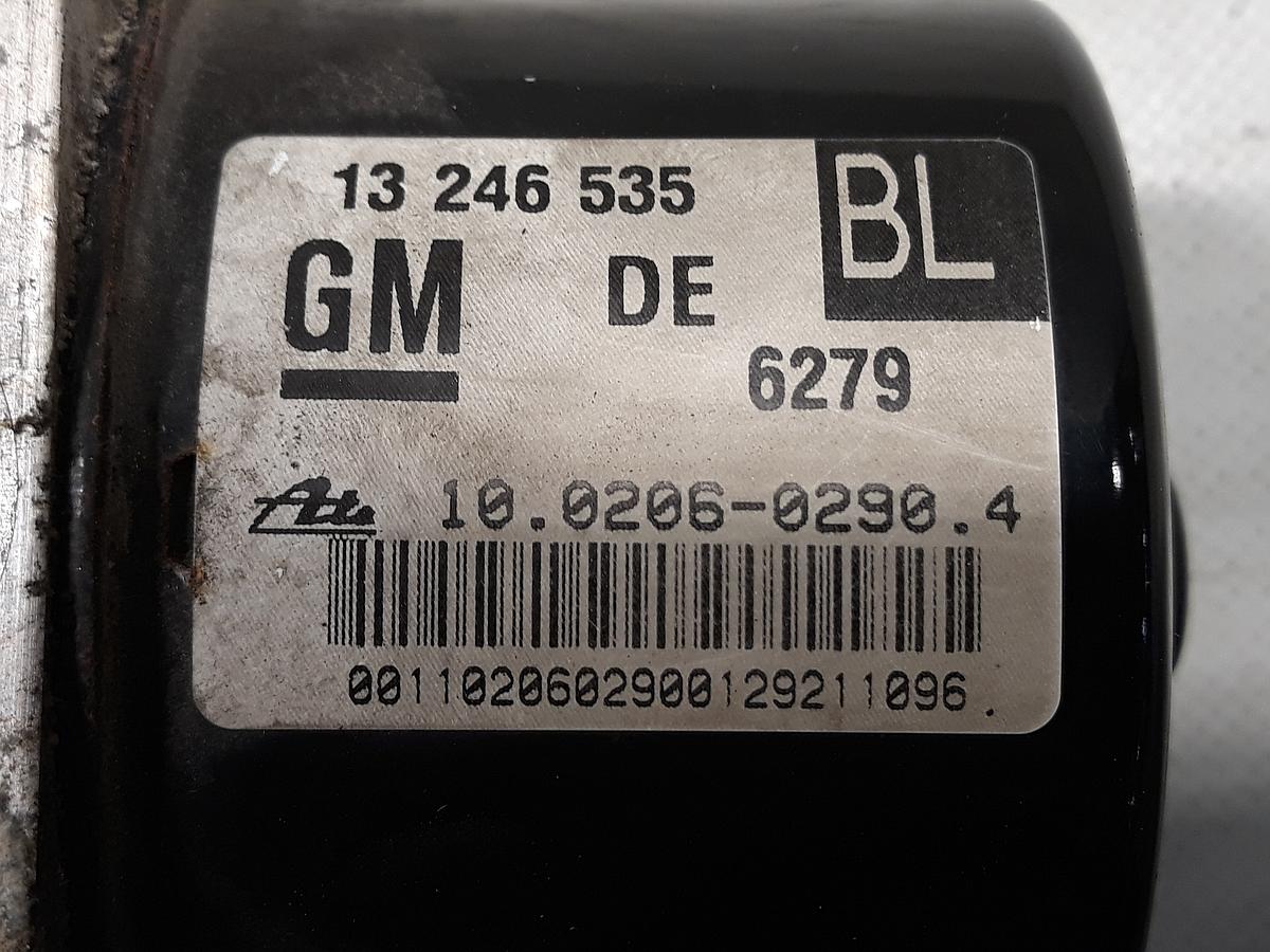 Opel Astra H Bj.2009 original ABS-Block 13246535 10.0206-0290.4