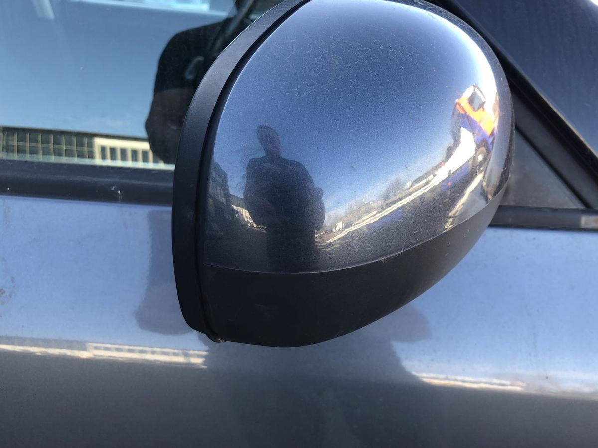 Skoda Fabia 5J Aussenspiegel rechts R&uuml;ckspiegel elektrisch LF8J Antracit Grey