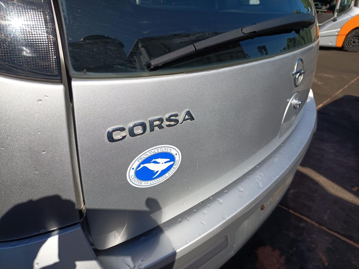 Opel Corsa C original Heckklappe mit Scheibe Z157 Starsilber Bj 2005