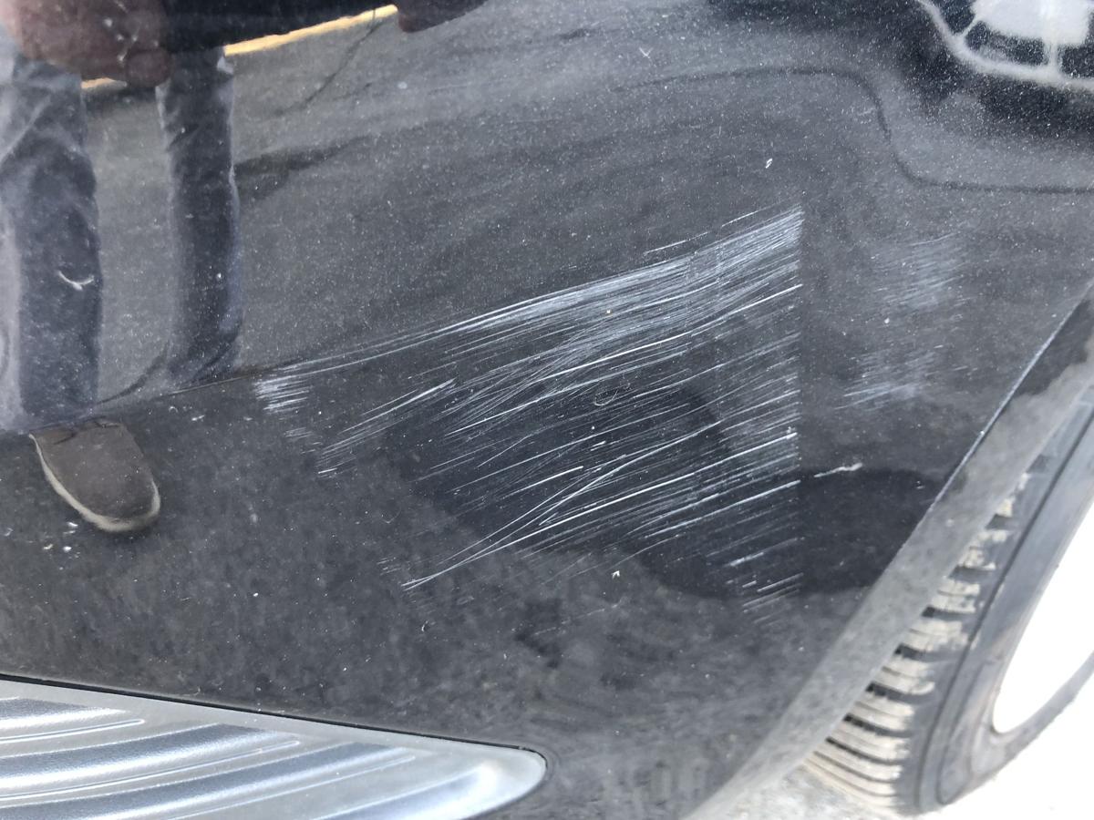 Ford Focus DA3 ab07 Sto&szlig;f&auml;nger vorn Frontsch&uuml;rze Nebel Kratzer Pantherschwarz