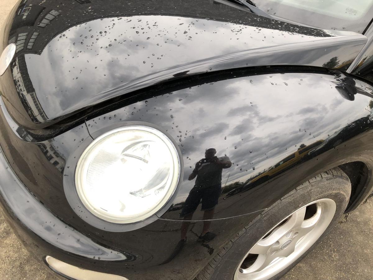 VW New Beetle 9C Kotflügel vorn links Fahrerseite L041 Brillantschwarz